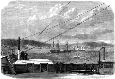 The Atlantic telegraph expedition, Content Bay, Newfoundland by Unbekannt