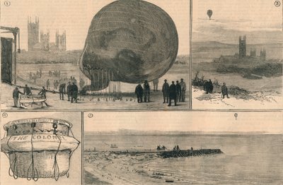 The Attempted Balloon Voyage Across The Channel by Unbekannt