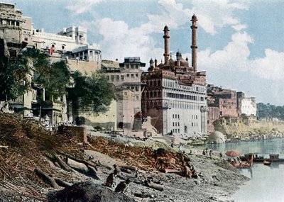 The Aurangzeb Mosque, Varanasi, India by Unbekannt