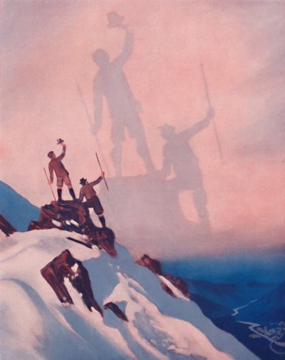 The Awe-Inspiring Spectre of the Brocken, 1935 by Unbekannt