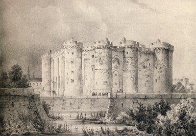 The Bastille in 1700 by Unbekannt