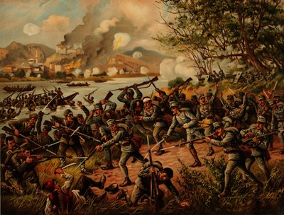 The Battle of Drina by Unbekannt