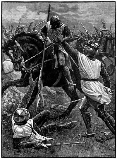 The Battle of Evesham, 4 August 1265 by Unbekannt
