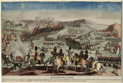The Battle of Lützen by Unbekannt