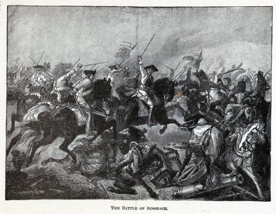 The Battle of Rossbach, 1882 by Unbekannt