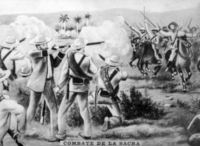The Battle of Sacra by Unbekannt
