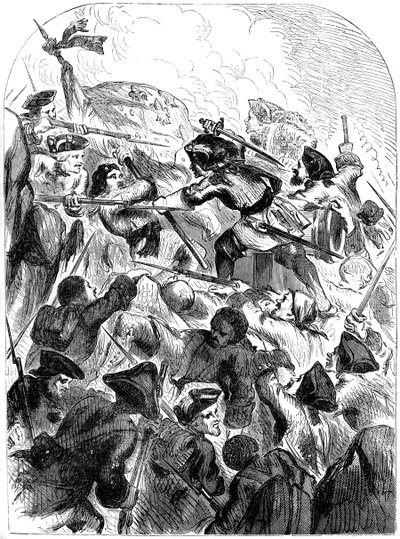 The Battle of Schellenberg, Austria by Unbekannt