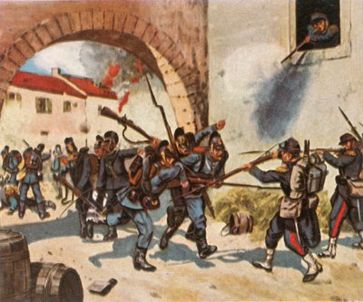 The Battle of Sedan, 1 September 1870 by Unbekannt