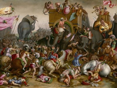 The Battle of Zama, after 1567 by Unbekannt