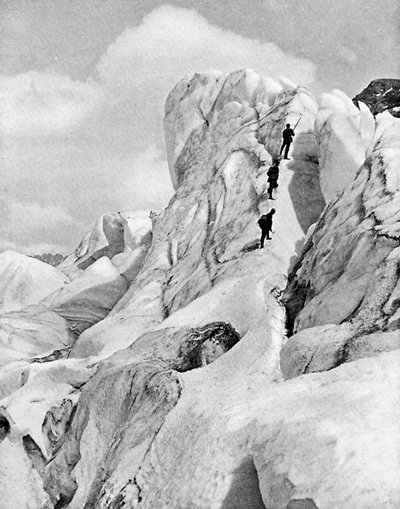 The Bernina Range, Alps, early 20th century by Unbekannt