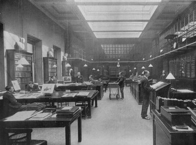 The British Museum Print Room by Unbekannt