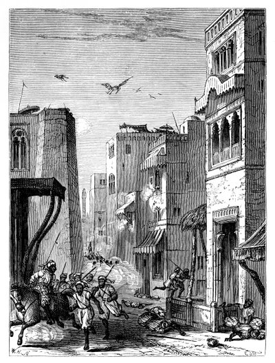 The British Troops Entering Multan by Unbekannt