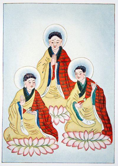 The Buddhist Triad by Unbekannt