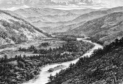 The Bukhtarma Valley in the Altay Mountains by Unbekannt