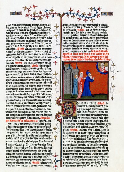 The Call of Abraham, early 15th century by Unbekannt