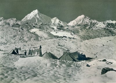 The Camp Below Jongsong La by Unbekannt