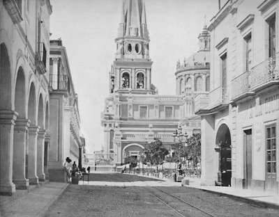 The Cathedral at Guadalajara, Mexico, c1897 by Unbekannt