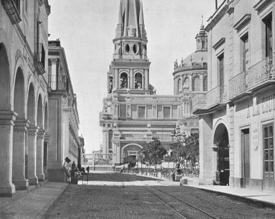 The Cathedral at Guadalajara, Mexico by Unbekannt