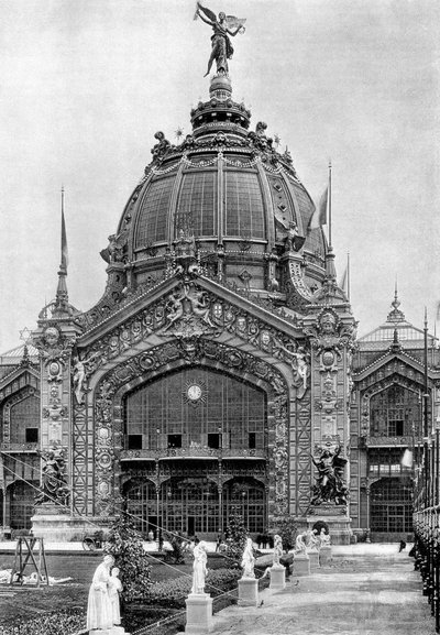 The Central Dome, Universal Exposition, Paris by Unbekannt