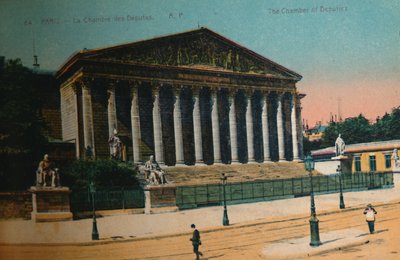 The Chamber of Deputies, Paris by Unbekannt