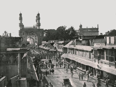 The Char Minar, Hyderabad, India by Unbekannt