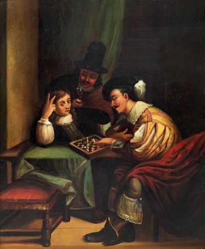 The Chess Players by Unbekannt