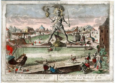 The Colossus of Rhodes by Unbekannt