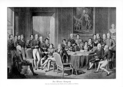 The Congress of Vienna, 1814-1815 by Unbekannt