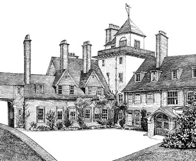 The Court Yard, Standen, East Grinstead by Unbekannt