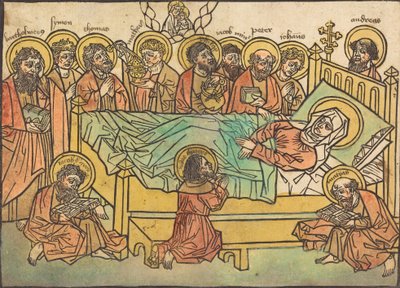 The Death of the Virgin by Unbekannt