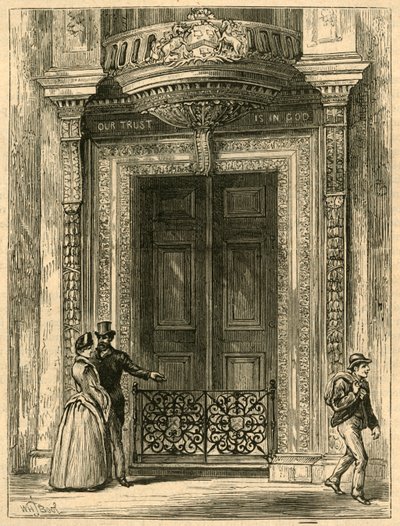 The Door of Saddlers Hall by Unbekannt