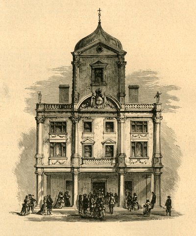 The Dorset Gardens Theatre, Whitefriars (1897) by Unbekannt