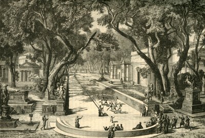 The Dromos in Sparta, Restored, 1890 by Unbekannt