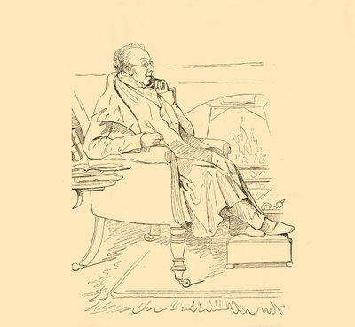 The Elder Disraeli, c1840s, 1881 by Unbekannt