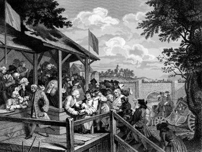 The Election: The Polling, 18th-19th century by Unbekannt