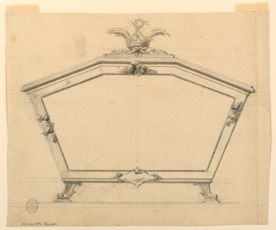 The Elevation of a Reliquary Shrine by Unbekannt
