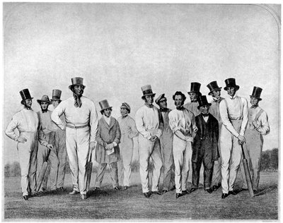 The English Cricket Eleven of 1846, 1912 by Unbekannt