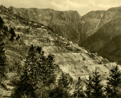 The Erzberg Mine, Styria, Austria by Unbekannt