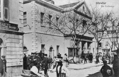 The Exchange, Gibraltar, 20th century by Unbekannt
