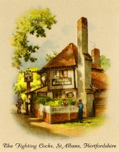 The Fighting Cocks, St. Albans, Hertfordshire, 1936 by Unbekannt