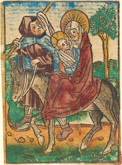 The Flight into Egypt by Unbekannt