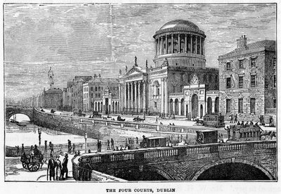The Four Courts, Dublin by Unbekannt