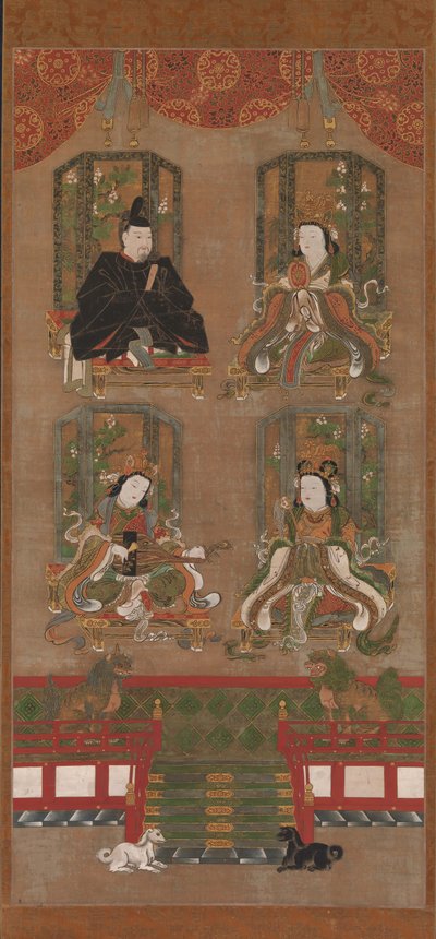 The Four Deities of Mount Koya, 16th century by Unbekannt
