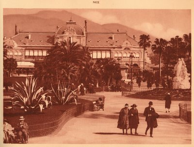 The Gardens and the Casino, Nice by Unbekannt