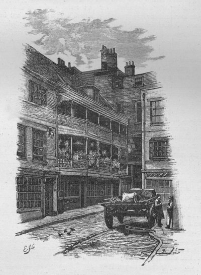 The George Inn, Borough, 1890 by Unbekannt