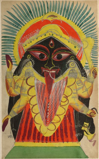 The Goddess Kali by Unbekannt