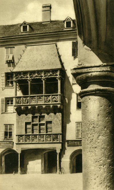 The Goldenes Dachl, Innsbruck, Tyrol, Austria by Unbekannt