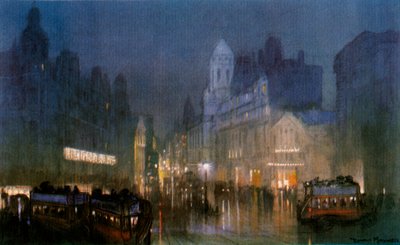 The Grand Canal of Tottenham Court Road by Unbekannt