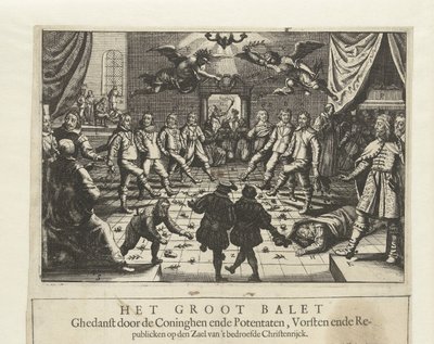 The Great European War Ballet, c. 1643 by Unbekannt
