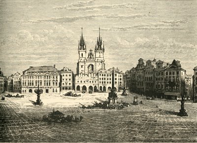 The Great Square, Prague by Unbekannt